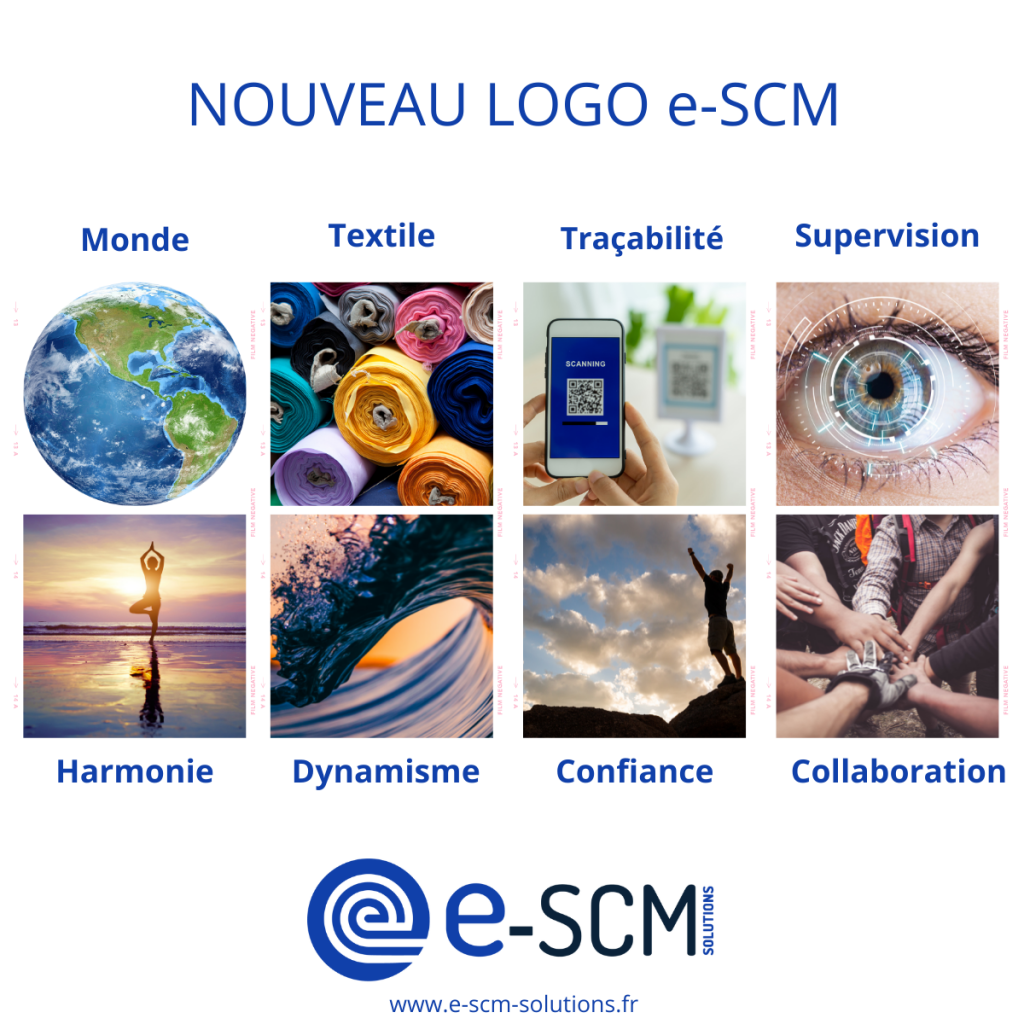 moodboard e-SCM logo