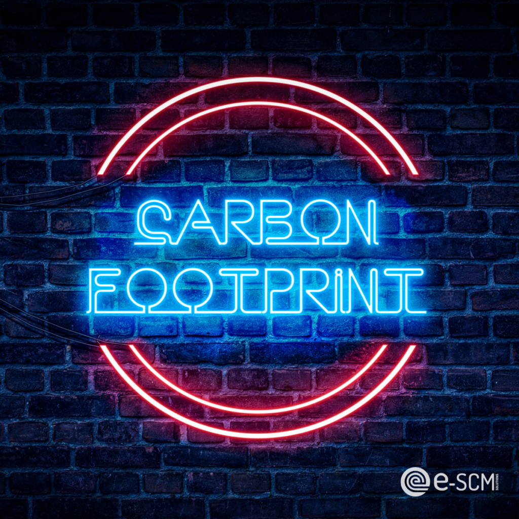 carbon footprint e-scm